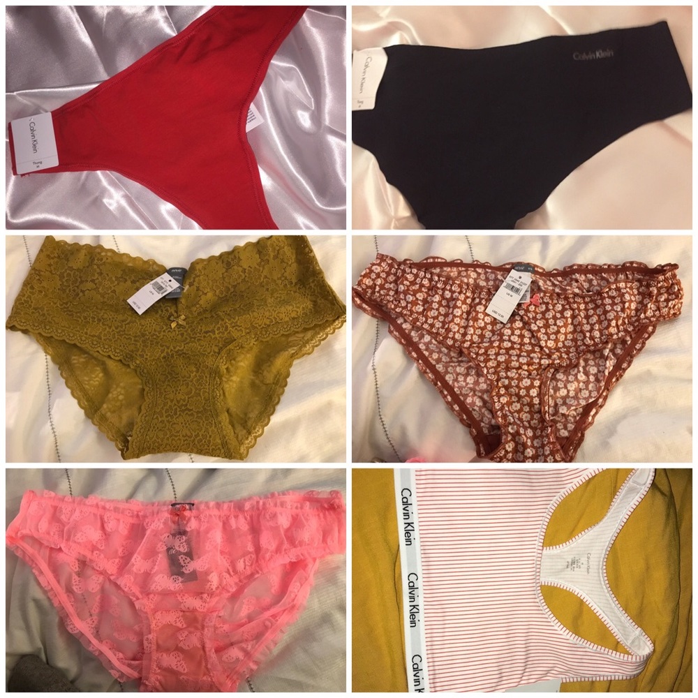 PANTIES + BRA BUNDLE LOT(6) Calvin Klein’s + Aerie
